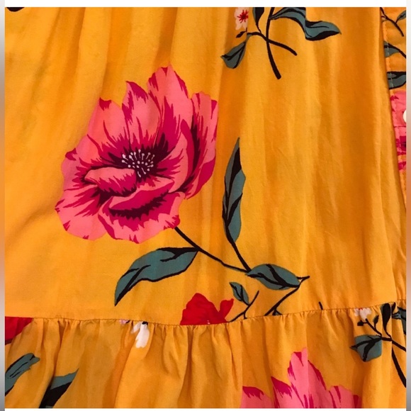 Marigold floral midi dress - Picture 4 of 5